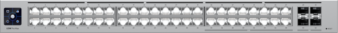 Ubiquiti UniFi Switch Pro Max 48 front view