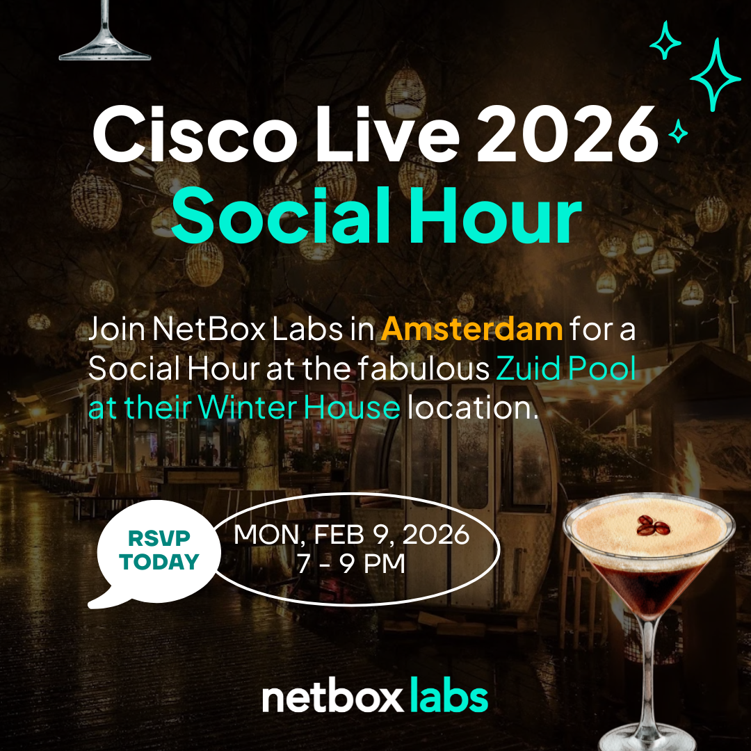 Cisco Live Amsterdam 2026 | NetBox Labs